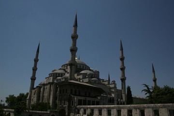 Fototapeta na wymiar Blue mosque, Istanbul, Turkey
