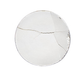 Macro texture of broken powder