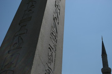 Obelisk of Theodosius. Sultanahmet Square ,Istanbul, Turkey.