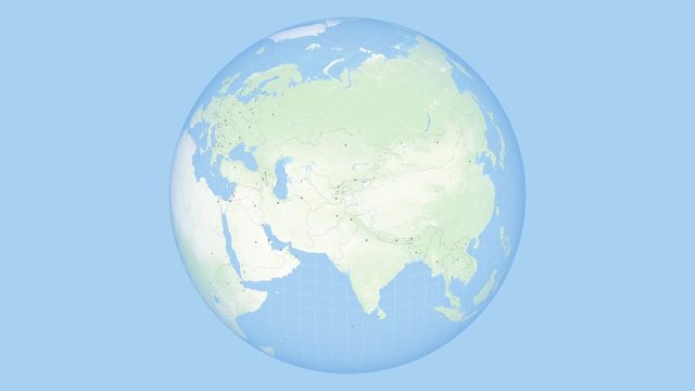 Zoom to Finland. State Borders and Capitals. World Zoom Into Republic of Finland - Planet Earth. Political Borders of European Countries: Sweden, Norway, Denmark, Germany, Poland, France, Russia.