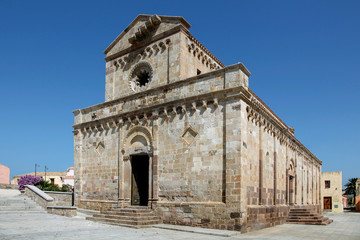 Fototapeta na wymiar Chiesa santa maria di Monserrato - Tratalias - Sulcis - Sardegna