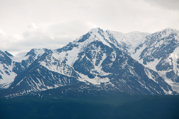 Fototapeta premium The views of the Altay mountains (Aktru)
