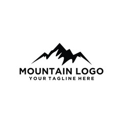 vector, design, sign, symbol, icon, travel, landscape, logo, mountain, nature, element, illustration, hill, graphic, rock, abstract, shape, camp, snow, silhouette, top, expedition, modern, concept, ex