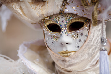 Carnival mask in Venice Italy