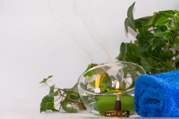 Objects for a relaxing bathroom or spa