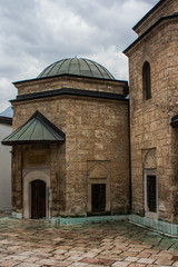 Historic buildings in the territory of  Gazi Husrev-beg Mosque in Sarajevo. Bosnia and Herzegovina