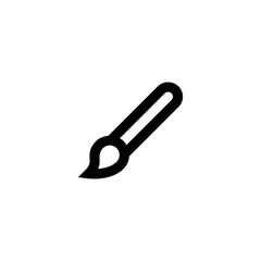 Paint brush icon. Drawing sign