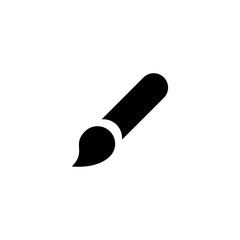 Paint brush icon. Drawing sign