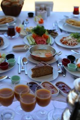 traditional turkish breakfast.