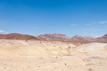 Fototapeta premium Yellow Desert Blue Skies