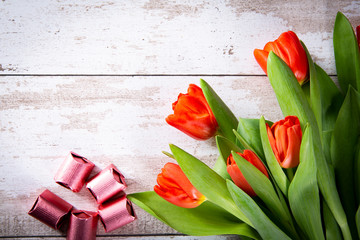 Tulipany na Dzień Matki.