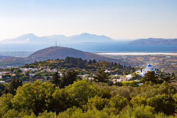 Panoramic view of Kos Island, Greece