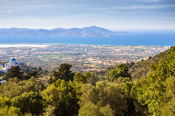 Panoramic view of Kos Island, Greece