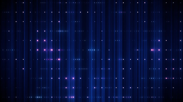 3d render Led Red and Blue background shine