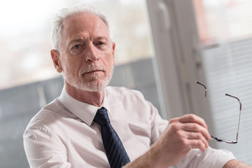 Portrait of mature businessman