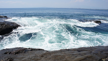 Japan Sea Rough waves