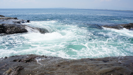 Japan Sea Rough waves