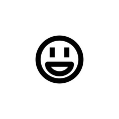 Emoji icon. Social media sticker sign