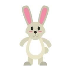 Fototapeta premium Cute rabbit cartoon