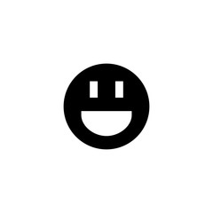 Emoji icon. Social media sticker sign