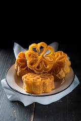 Flores de carnaval, dulce tradicional espa&ntilde;ol