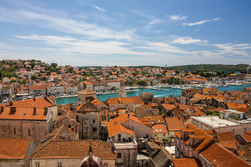 Trogir town sea front view, Croatia