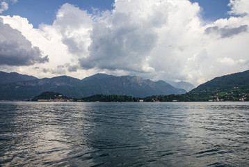 Lake Como in Lombardy, Italy