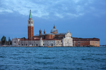 Venice, Italy. San Giorgio Maggiore island seascape.