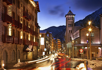 Sant Pere Martir church in Andorra la Vella. Andorra