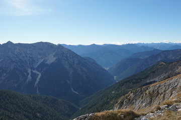 Mountain view, hiking, hochplatte, Germany, alps