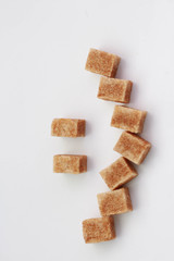 smile made of sugar lumps