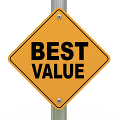 3d road sign best value