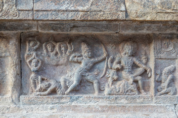 Airavateswara temple constructed by the Rajaraja Chola II in the 12th century AD. The temple is a recognised UNESCO World heritage monument Kumbakonam,Darasuram,Tamilnadu,india
