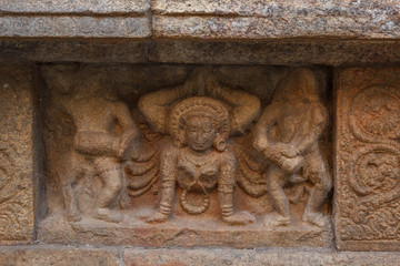 Airavateswara temple constructed by the Rajaraja Chola II in the 12th century AD. The temple is...