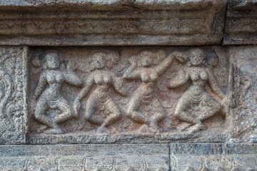 Airavateswara temple constructed by the Rajaraja Chola II in the 12th century AD. The temple is a recognised UNESCO World heritage monument Kumbakonam,Darasuram,Tamilnadu,india