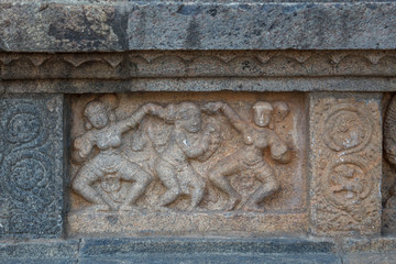 Airavateswara temple constructed by the Rajaraja Chola II in the 12th century AD. The temple is a recognised UNESCO World heritage monument Kumbakonam,Darasuram,Tamilnadu,india