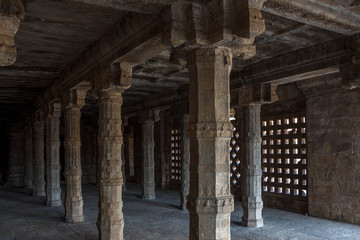 Airavateswara temple constructed by the Rajaraja Chola II in the 12th century AD. The temple is a recognised UNESCO World heritage monument Kumbakonam,Darasuram,Tamilnadu,india