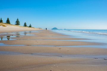 Papamoa Beach scene