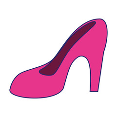 fashion high heel isolated