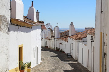 Typical streets of Portugal, EvoraMonte