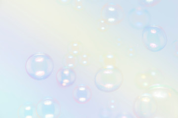 Beautiful colors soap bubbles background.