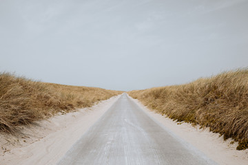 Endless road leading nowhere