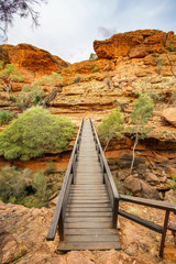 hiking the bridge in kings canyon, watarrka national park, northern territory, australia 8