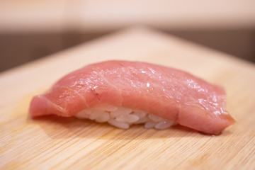 Close-up on Chutoro Sushi