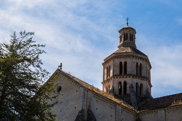 Fototapeta na wymiar Fossanova Abbey in Lazio, Italy