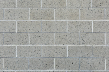 White brick wall texture. Cement block wall background