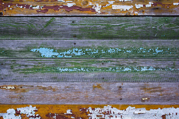 Colored grunge wooden background