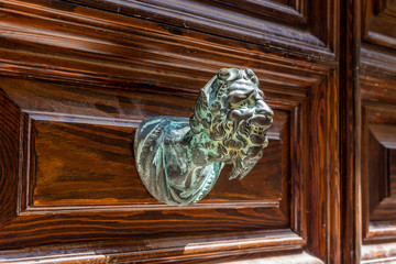 Italy, Venice, an old door knob