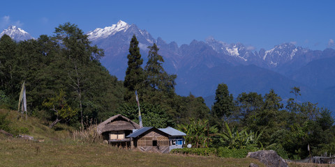 Yangthang Village, Gyalshing, West Sikkim, Sikkim, India