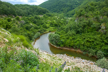 Fototapeta na wymiar Canyon of Zalomka river in Bosnia and Herzegovina